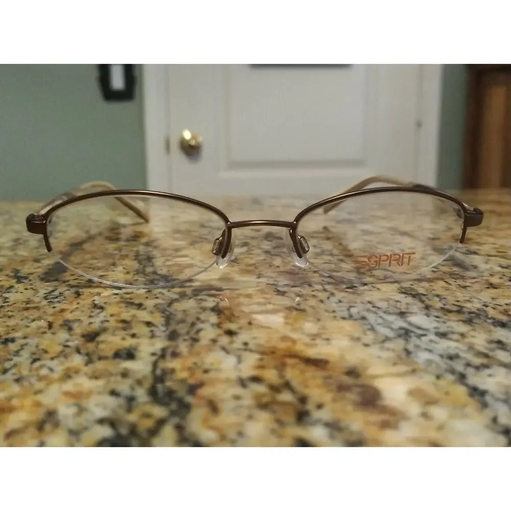 ESPRIT ET9267 Eyeglasses Frame Half Rimless 47-18-135 Nice